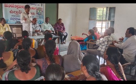 నిరక్షరాశులయిన వయోజనులను అక్షరాస్యులుగా తీర్చిదిద్దాలి..... ఎంపీడీవో రమేష్ దీన దయాల్