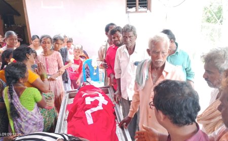 కామ్రేడ్ ముద్రబోయిన నారాయణకు నివాళులర్పించిన సిపిఐ నాయకులు