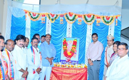 శ్రీ విరాట్ విశ్వకర్మ భగవాన్ జయంతి వేడుకల్లో ఎమ్మెల్యేలు , జిల్లా కలెక్టర్