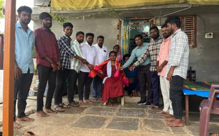 స్వేరో కమిటీ ఆధ్వర్యంలో  అఖిలకు సన్మానం