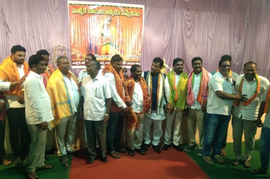 వనపర్తి జిల్లా వాల్మీకి కన్వీనర్ గా  పెద్ద నరసింహ ఎంపిక 