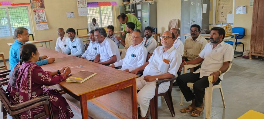 ఎంపిటిసి,జెడ్పిటిసి పోలింగ్,ఓటరు జాబితా పై సమావేశం ఏర్పాటు ఎంపీడీవో శంకరయ్య