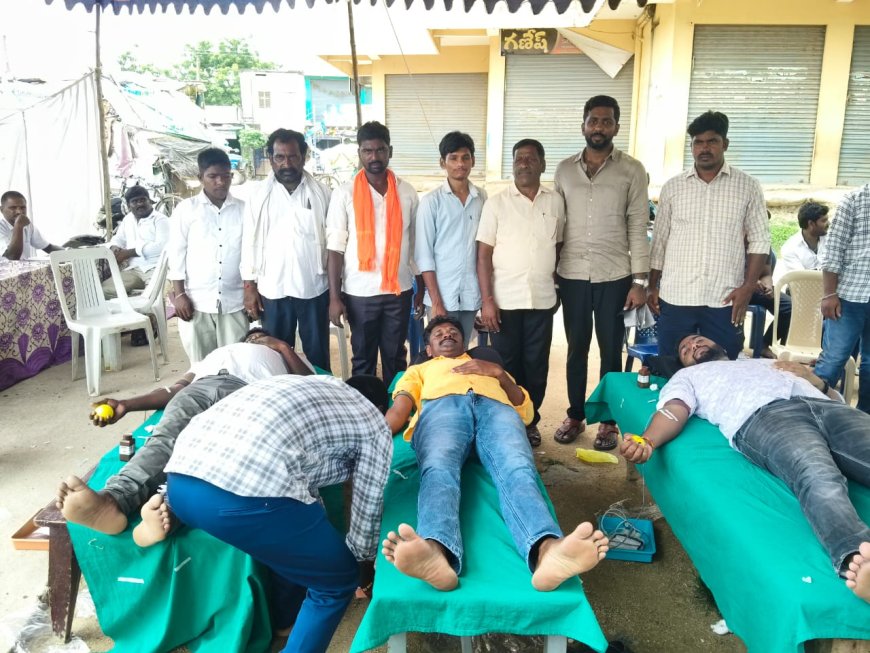 పీఎం నరేంద్ర మోడీ జన్మదిన సందర్భంగా బ్లడ్ డొనేషన్ 