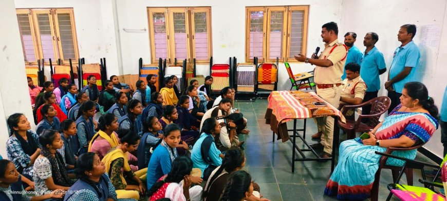 సూర్యాపేట ఒకటవ పట్టణ పోలీస్  బాలికలు ధైర్యంగా ఉండాలి