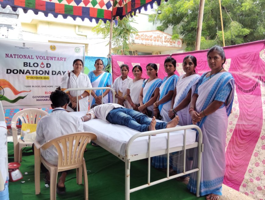 బ్లడ్ డొనేషన్ చేసిన గంగుల వెంకటేష్