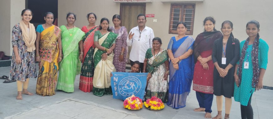 ఎన్.పి.ఆర్.డి మహిళా వికలాంగుల బతకమ్మ ఆట పాట కార్యక్రమం