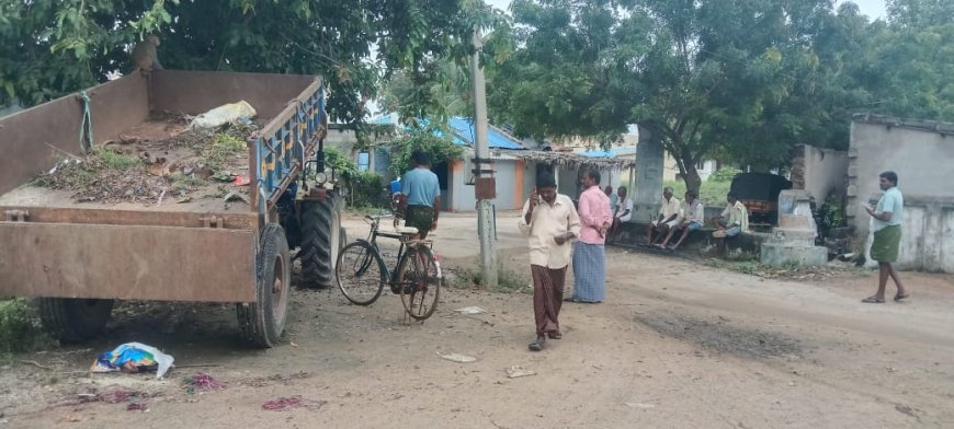వెల్దేవి గ్రామంలో గ్రామపంచాయతీ సిబ్బంది లేక అవస్థలు పడుతున్న గ్రామ ప్రజలు