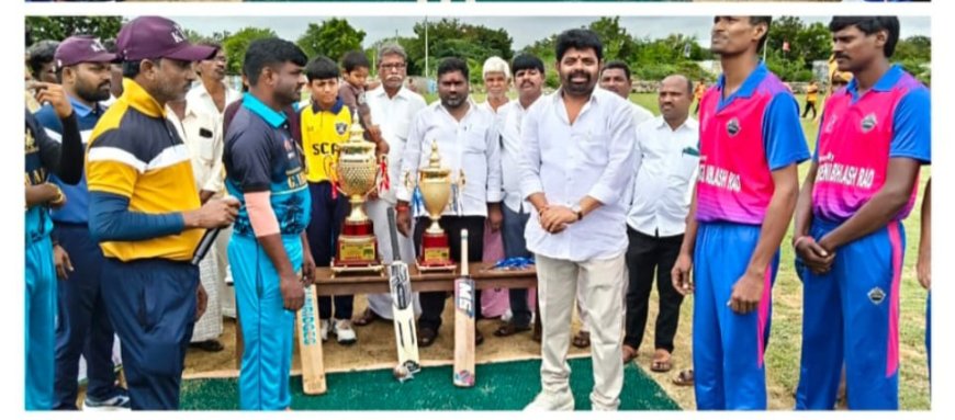 బెక్కెం గ్రామంలో బిపిఎల్ క్రికెట్ టోర్నమెంట్ ప్రారంభం