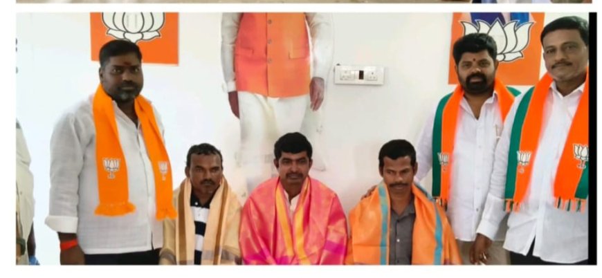 బిజెపి పార్టీ ఆధ్వర్యంలో దివ్యాంగులకు సన్మాన కార్యక్రమం
