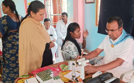 ఉచిత నేత్ర వైద్య శిబిరం విజయవంతం