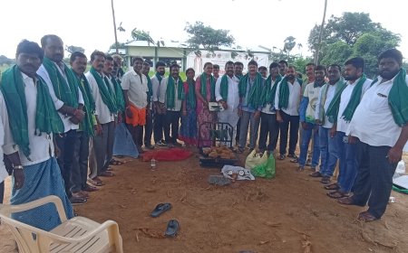 వివిధ గ్రామాలలో వడ్లు కొనుగోలు కేంద్రాలు ప్రారంభం