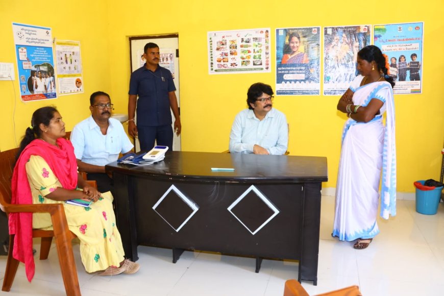 పల్లె దవఖానను ఆకస్మిక తనిఖీ చేసిన జిల్లా కలెక్టర్ హనుమంతరావు