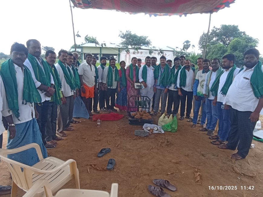 వివిధ గ్రామాలలో వడ్లు కొనుగోలు కేంద్రాలు ప్రారంభం