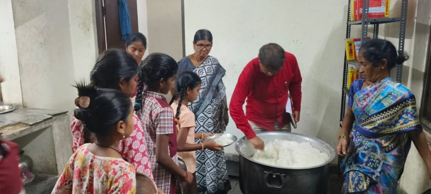 కస్తూర్బా స్కూల్ ను ఆకస్మిక తనిఖీ చేసిన ఎంపీడివో శంకరయ్య