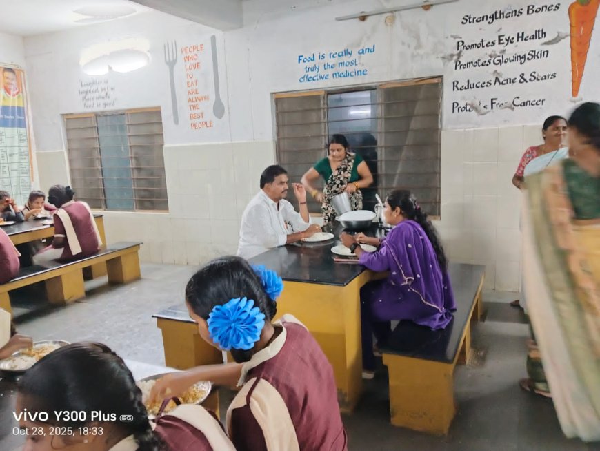 గురుకుల పాఠశాలను ఆకస్మిక తనిఖీ చేసిన ఎమ్మార్వో శేషగిరిరావు