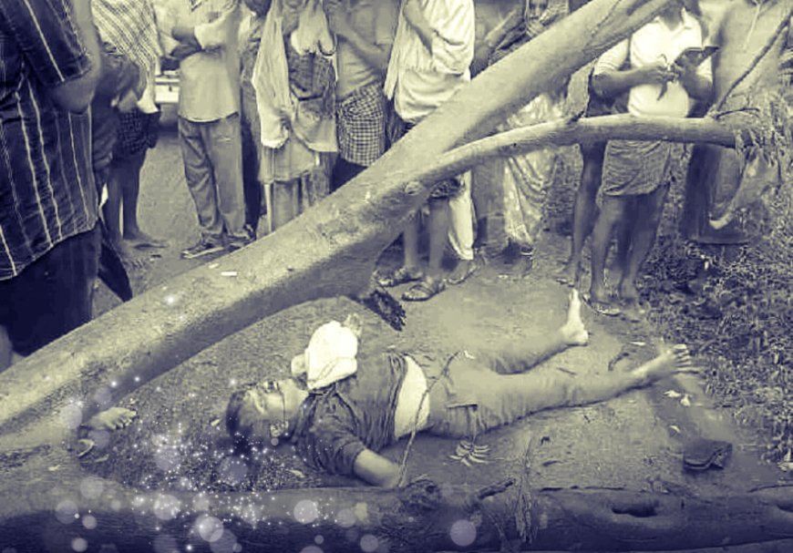 చెట్టు మీద పడి వ్యక్తి మృతి