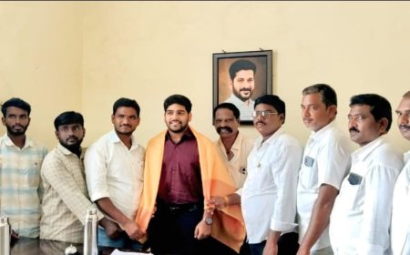 నూతన ఎంపీడీఓను సుర్ణ ఆదర్శ్ గౌడ్‌ కు పాత్రికేయుల సన్మానం