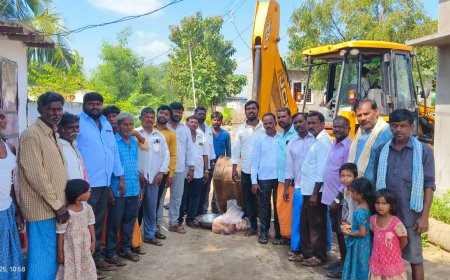 సీసీ రోడ్డు పనులు ప్రారంభం
