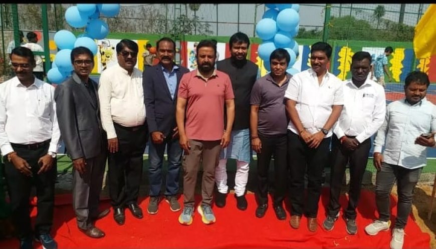 నాగోల్ లో జీఎస్కే స్పోర్ట్స్ అరినా గ్రాండ్ ను నూతనంగా ప్రారంభించారు