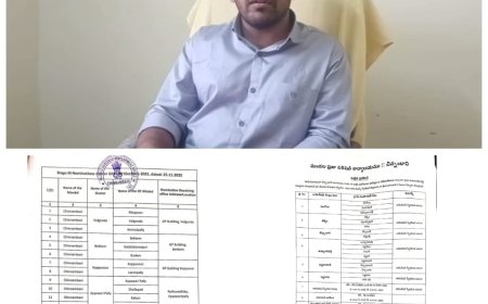 నామినేషన్ల స్వీకరణకు సర్వం సిద్ధం :ఎంపీడీవో ఆదర్శ గౌడ్ 