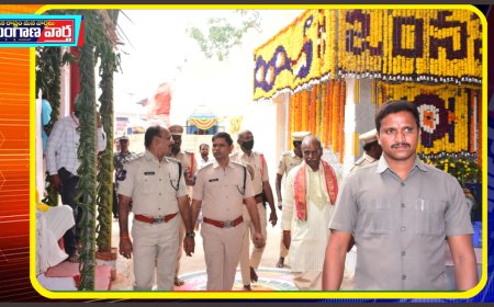 మల్దకల్ తిమ్మప్ప స్వామి జాతర — బందోబస్తు ఏర్పాట్లు పరిశీలించిన జిల్లా ఎస్పీ