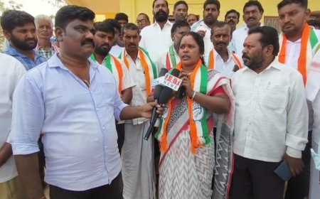 ఎమ్మెల్యే సహకారంతో అభివృద్ధి చేస్తా సర్పంచ్ అభ్యర్థి శోభారాణి