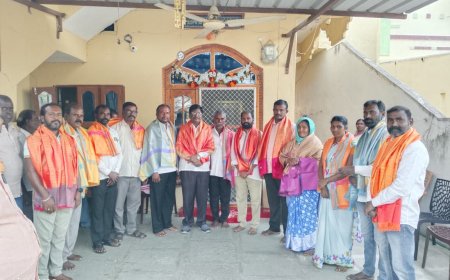 సర్పంచ్ ఉప సర్పంచ్ లకు సన్మానం