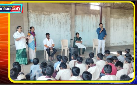 విద్యార్థులకు ఆరోగ్య పరీక్షలు