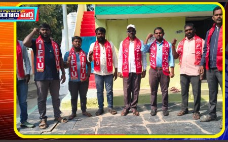 భూస్వాములు,కార్పొరేట్ శక్తుల కోసమే *చట్టం మార్పు— వామపక్ష పార్టీలు