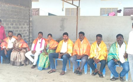 గెలిచిన సర్పంచ్లకు సన్మానం చేసిన బిఆర్ఎస్ ఎస్ రాష్ట్ర వ్యవస్థాపకులు బుర్ర శ్రీనివాస్ గౌడ్