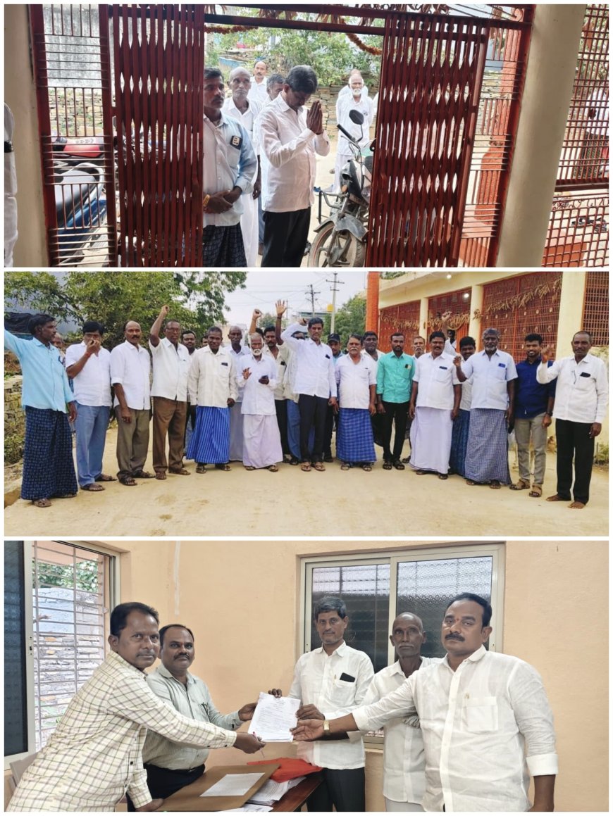 రెండవసారి సర్పంచ్ అభ్యర్థిగా మామిళ్ళపల్లి చక్రవర్తి