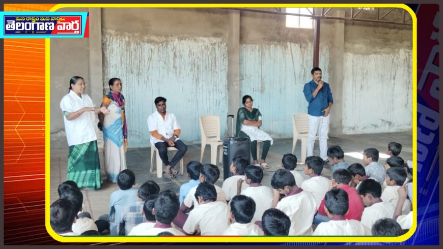 విద్యార్థులకు ఆరోగ్య పరీక్షలు