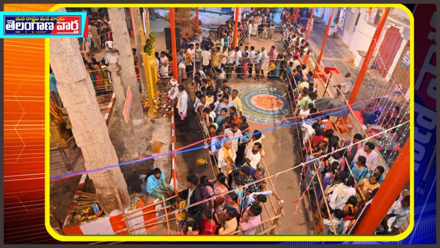 శ్రీ తిమ్మప్ప స్వామి దేవాలయంలో భక్తజన సందోహం