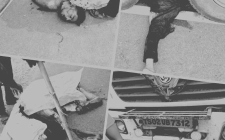 నుజ్జు నుజ్జు అయిన ఇద్దరు  విద్యార్థులు