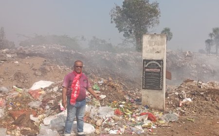 డంపింగ్ యార్డ్ కు ప్రహరి గోడ నిర్మించాలి