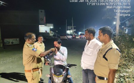 మద్యం మత్తులో వాహనాలు నడపరాదు ఎస్సై వెంకట్ రెడ్డి