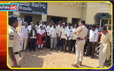 ప్రతి ప్రయాణం సురక్షితంగా ముగియాలంటే బాధ్యతాయుత డ్రైవింగ్ అవసరం: ఎస్పీ టి. శ్రీనివాస రావు, ఐపీఎస్