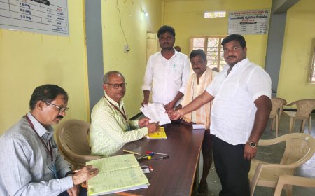 ఏడవ వార్డు కౌన్సిలర్ అభ్యర్థిగా నామినేషన్ వేసిన దేశగాని నవీన్