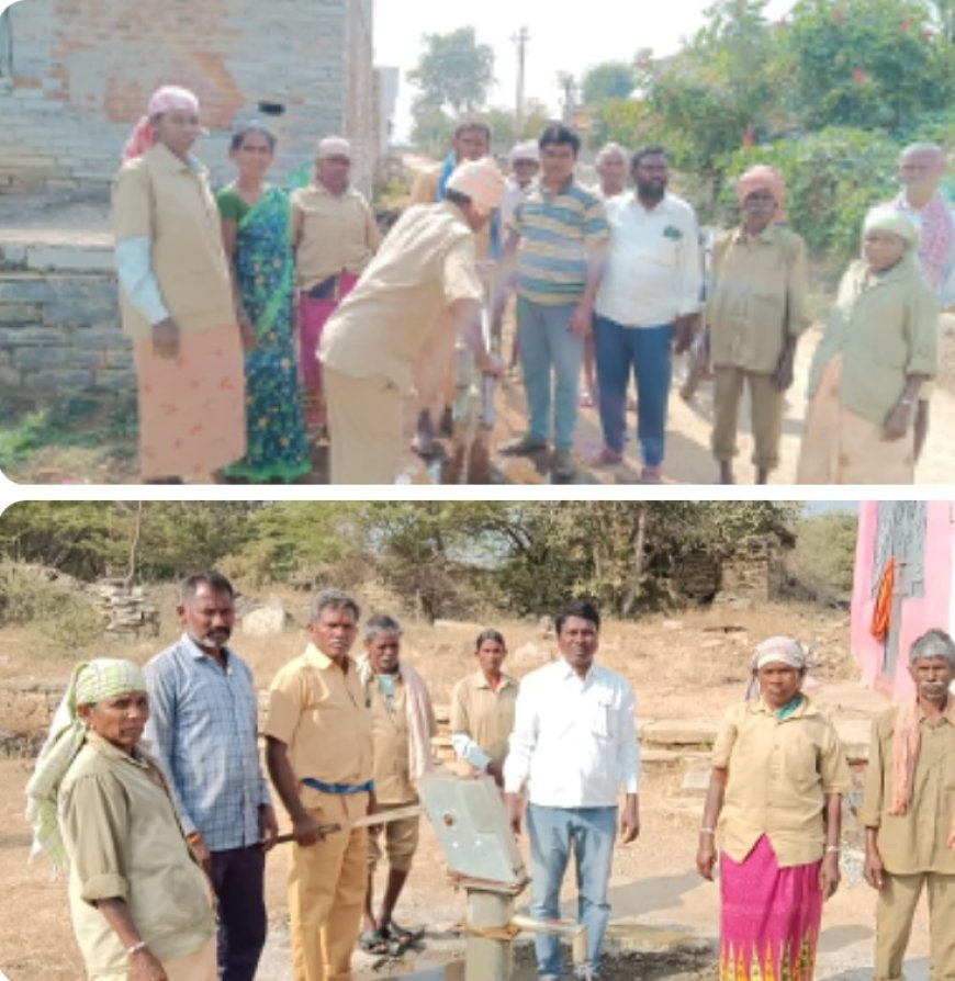 పెండింగ్ లో ఉన్న నీటి సమస్యను తీర్చిన సర్పంచ్ వడ్డేమాన్ బిచ్చన్న