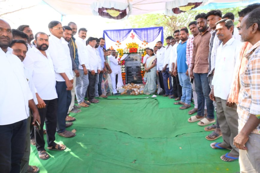 పెద్ద చెరువు కట్ట అందంగా తీర్చిదిద్దాలి ఎమ్మెల్యే