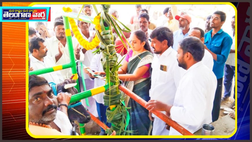 పశువులు ఆరోగ్యంగా ఉన్నప్పుడే రైతులు ఆర్థికంగా ఎదుగుతారు - సర్పంచ్ శిరీష