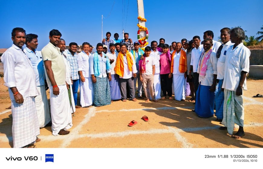 గ్రామ అభివృద్ధియే లక్ష్యంగా ముందుకు సాగుతున్న మాజీ వైస్ ఎంపీపీ ఆలయ కమిటీ మాజీ చెర్మన్ కె. వెంకట్రామి రెడ్డి నాగర్ దొడ్డి గ్రామ సర్పంచ్  