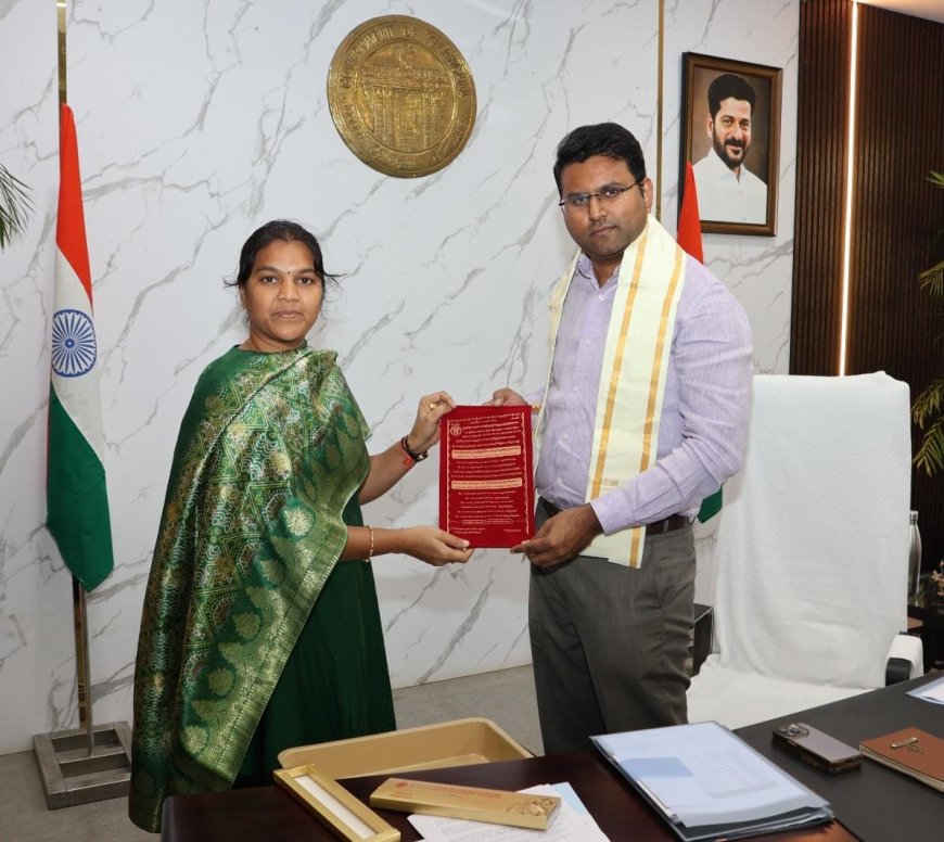 అలంపూర్ ఆలయ ఉత్సవాలకు జిల్లా కలెక్టర్ కు ఆహ్వానం