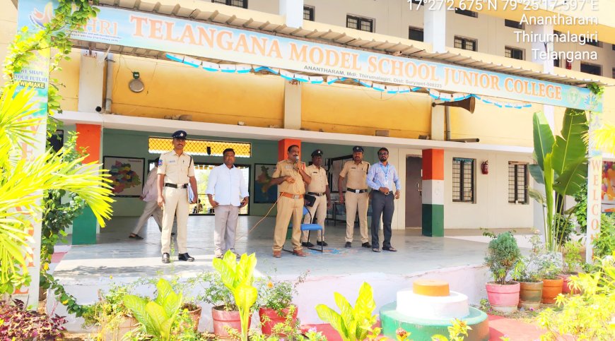 రోడ్డు భద్రతపై విద్యార్థులకు అవగాహన