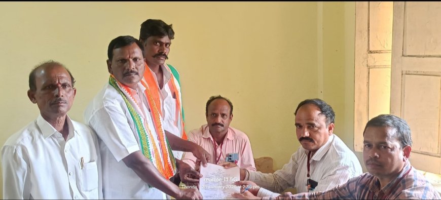 మున్సిపల్ లో తొలి రోజు తొమ్మిది నామినేషన్లు దాఖలు