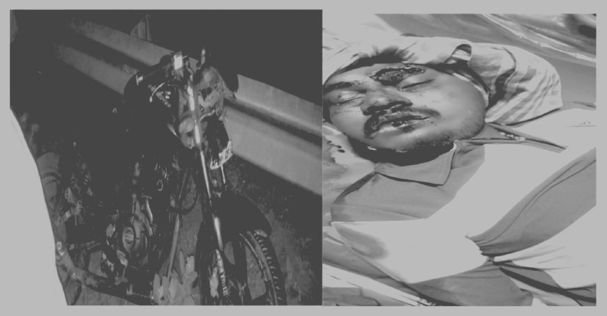 ఘోర రోడ్డు ప్రమాదం యువకుడు మృతి