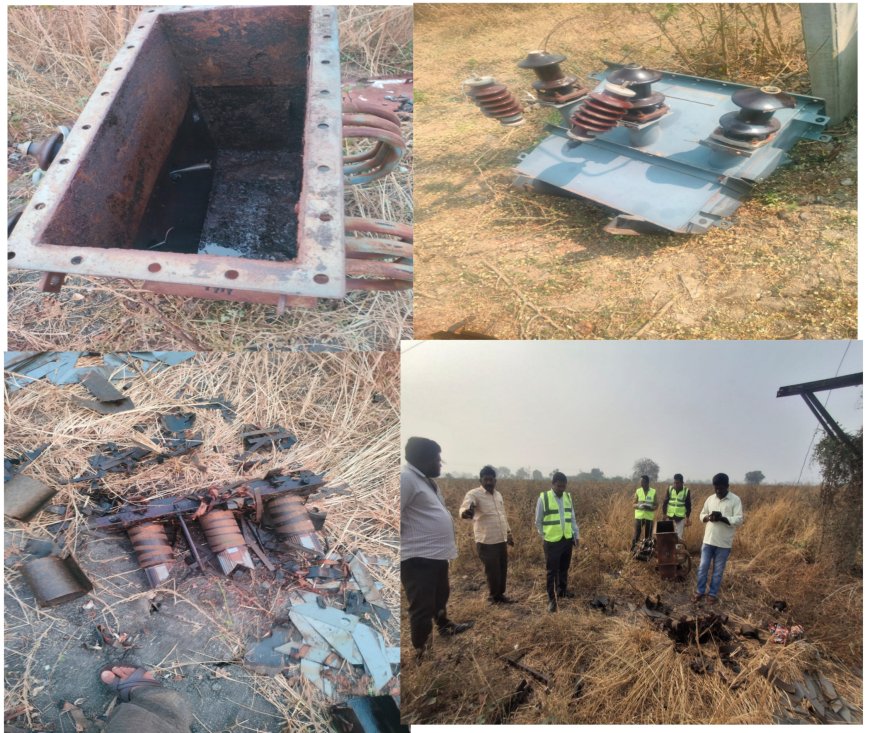 తొండ గ్రామంలో అర్థరాత్రి ట్రాన్స్ఫార్మర్లు చోరీ