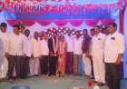 నూతన వధూవరులను ఆశీర్వదించిన మంగపేట మండల కాంగ్రెస్ పార్టీ అధ్యక్షులు మైల జయరామ్ రెడ్డి