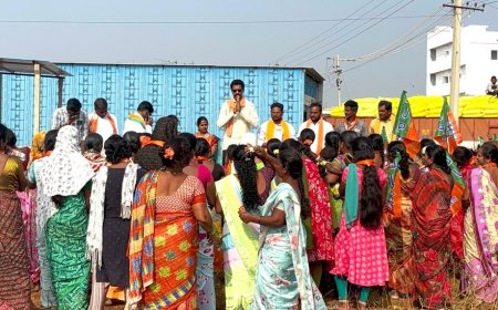 అయిజ మునిసిపల్ లో బీజేపీ ప్రచారం ఉదృతం  అందరి చూపు బీజేపీ వైపు 