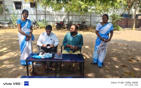 ప్రథమ చికిత్స కేంద్రమును తనిఖీ చేసిన జిల్లా NCVBDC ప్రోగ్రాం ఆఫీసర్.